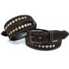 Cinturón de cuero para hombre. Cinto, correa, belt, leather.